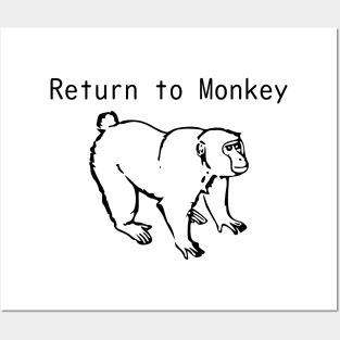 Return to Monkey Posters and Art